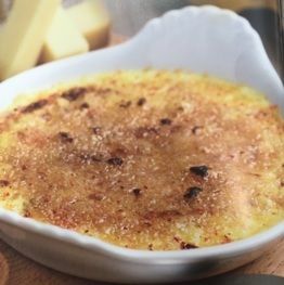 Recettes Crème brulée au Comté et cumin